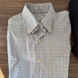 Peter Millar Button Button Shirt Mens - Medium - Checked